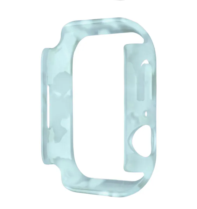 Worryfree Gadget Tortoise Shell Design Resin Bumper Case for Apple Watch