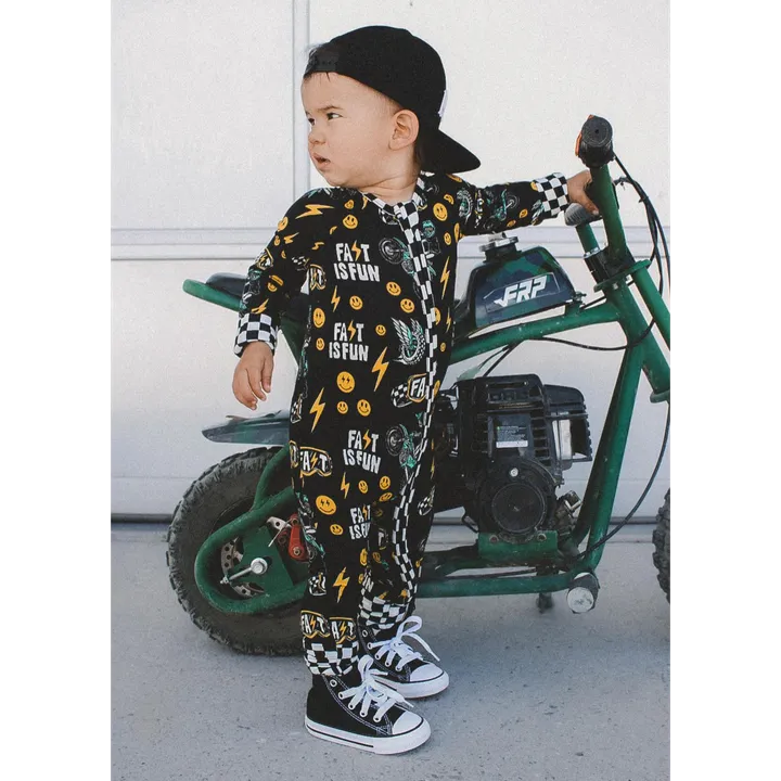 Little Trouble Fast Is Fun Jammies