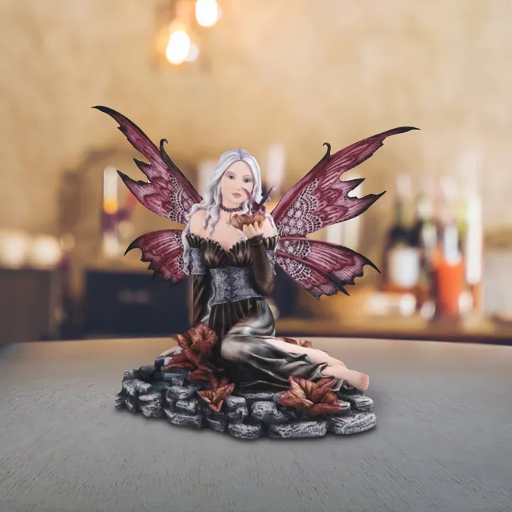 FC Design Elegant Gothic Fairy With Butterfly Figurine