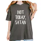 Not Today, Satan Jesus Already Won Vintage Soft T-Shirt
