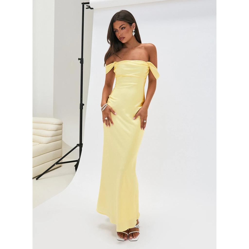 Princess Polly Azura Off The Shoulder Maxi Dress