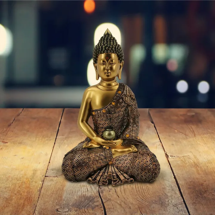 FC Design Buddha In Red Figurine Decoration
