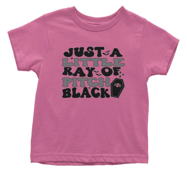 Expression Tees Just A Little Ray of Pitch Black Toddler T-shirt