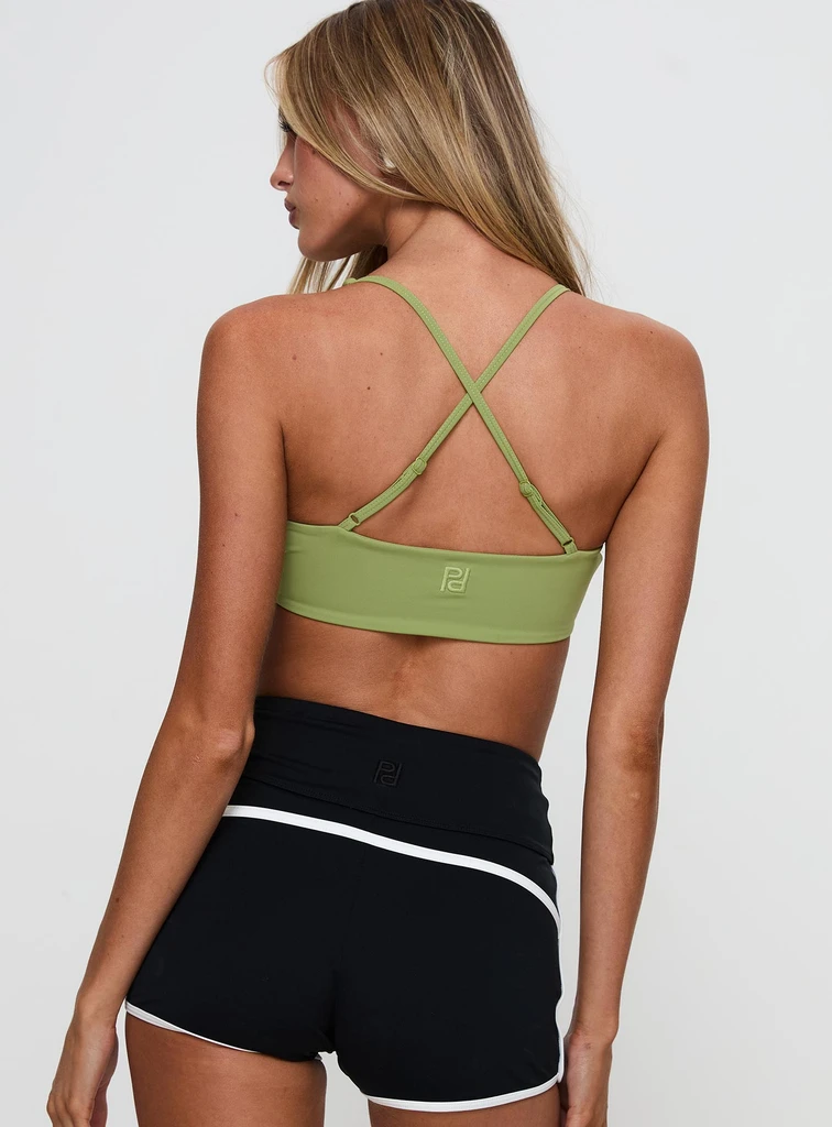 Princess Polly Finish Line Active Cross Back Top