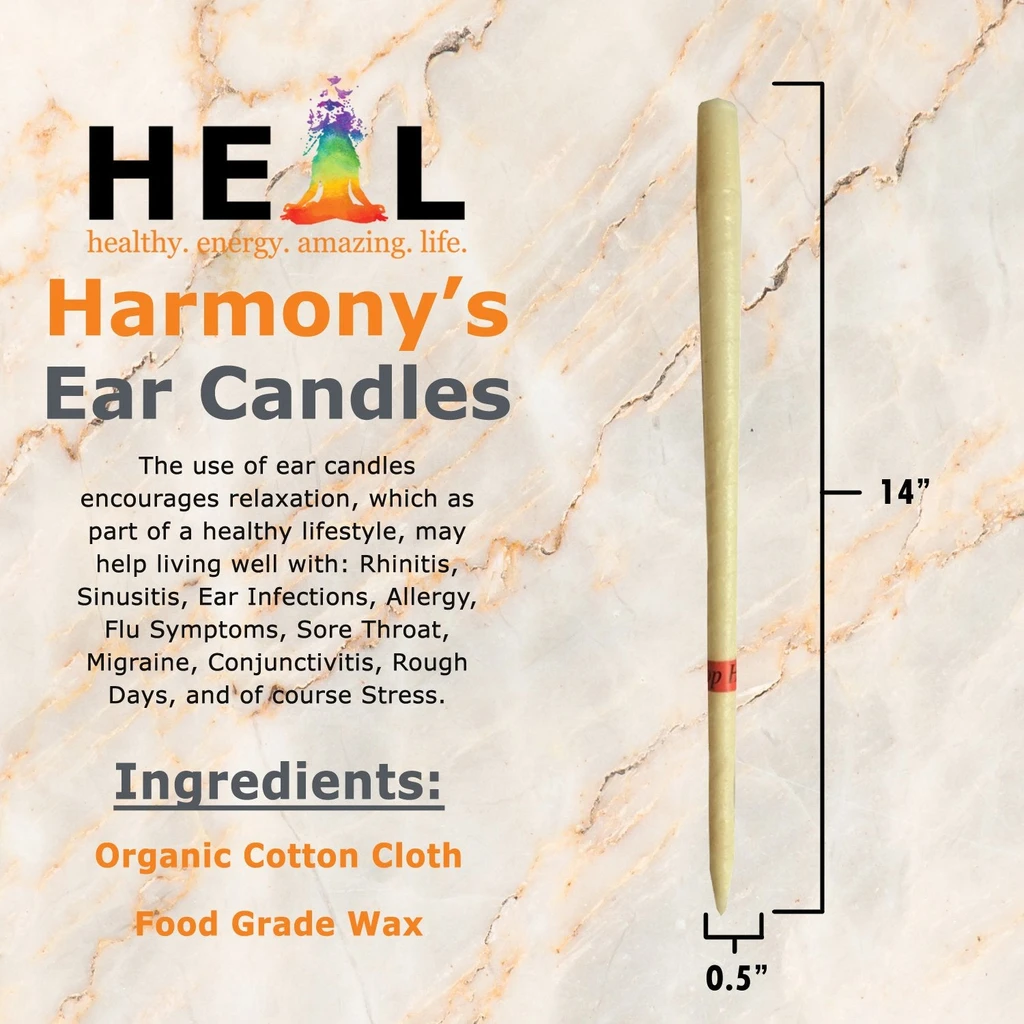 H.E.A.L. Angel Harmony's Organic, Vegan Ear Candles