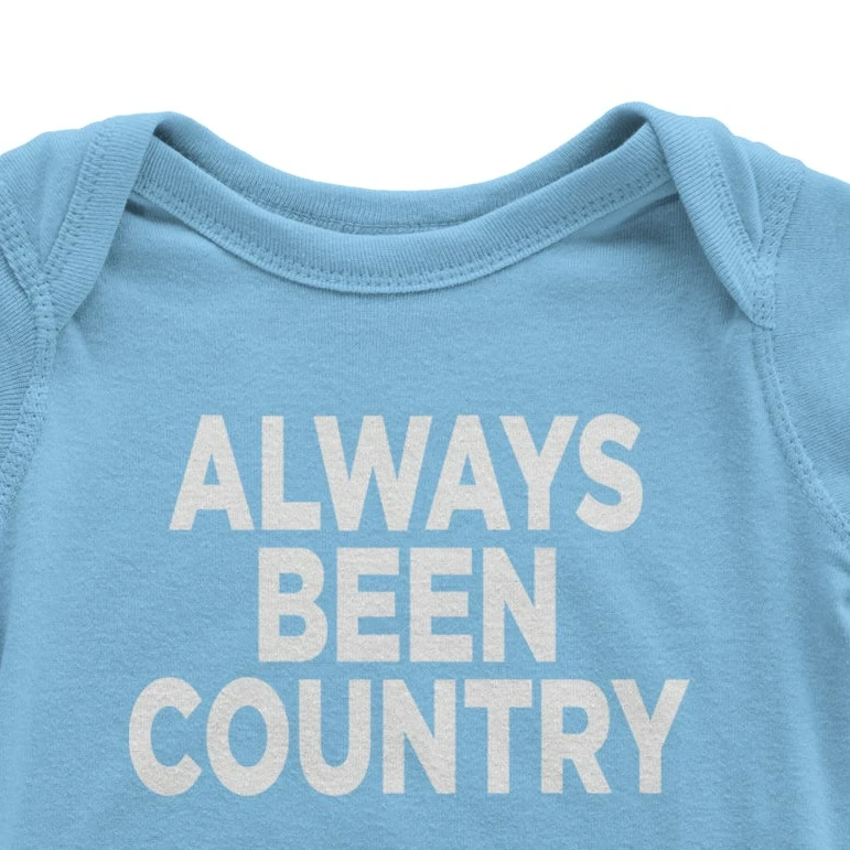 Expression Tees Always Been Country Music Infant Bodysuit & Toddler T-Shirt