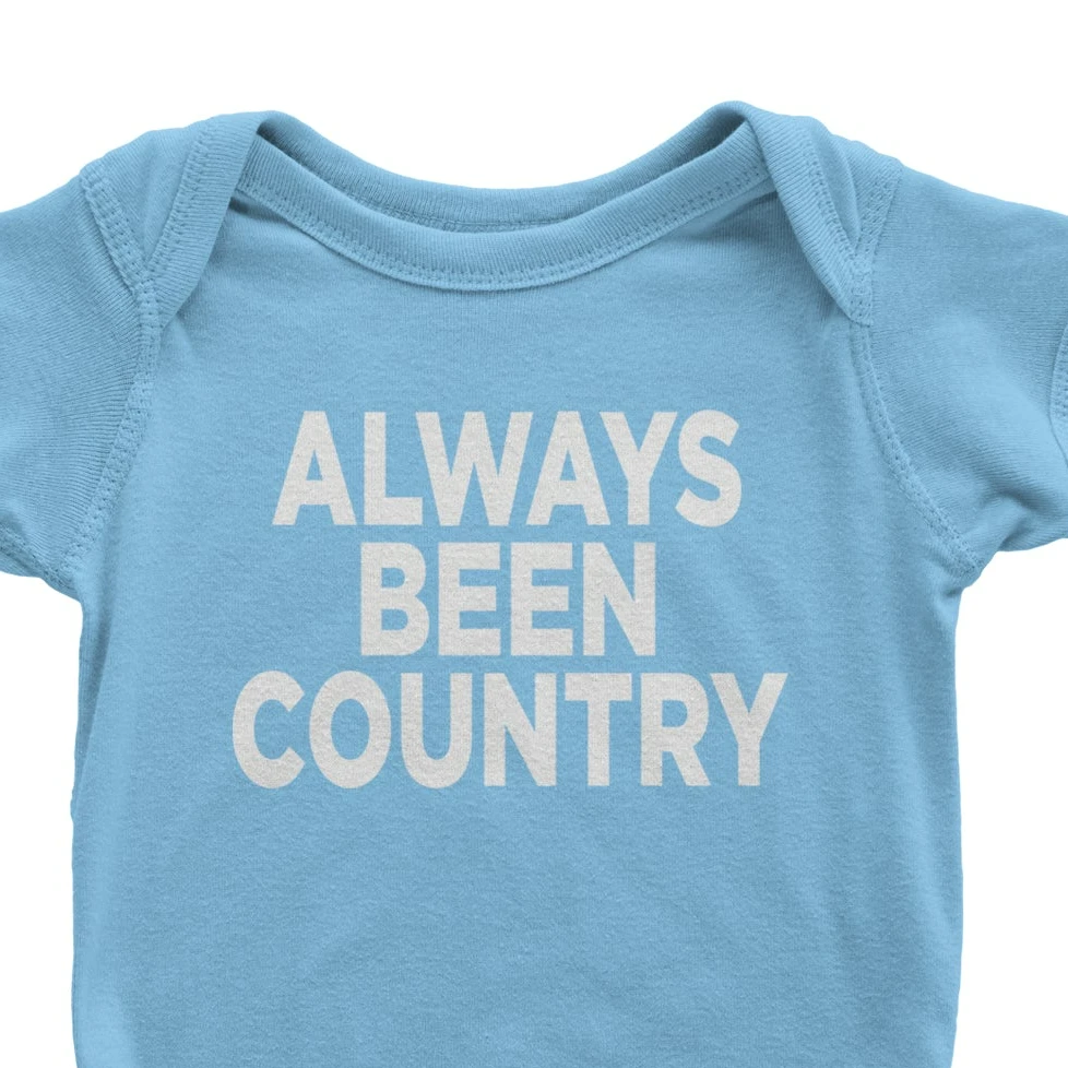 Expression Tees Always Been Country Music Infant Bodysuit & Toddler T-Shirt