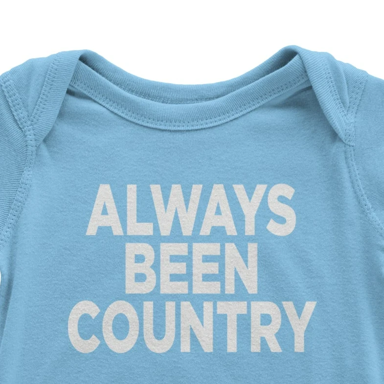 Expression Tees Always Been Country Music Infant Bodysuit & Toddler T-Shirt