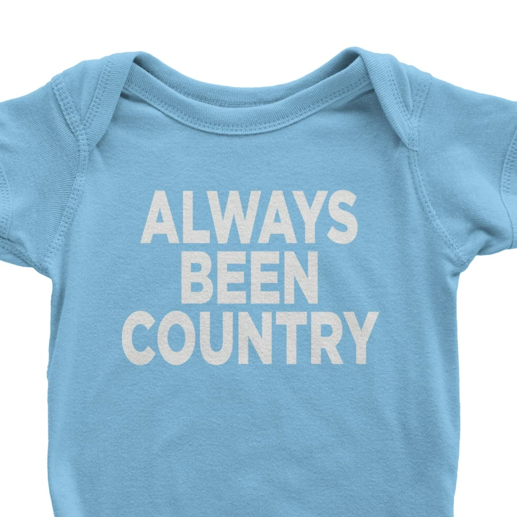 Expression Tees Always Been Country Music Infant Bodysuit & Toddler T-Shirt