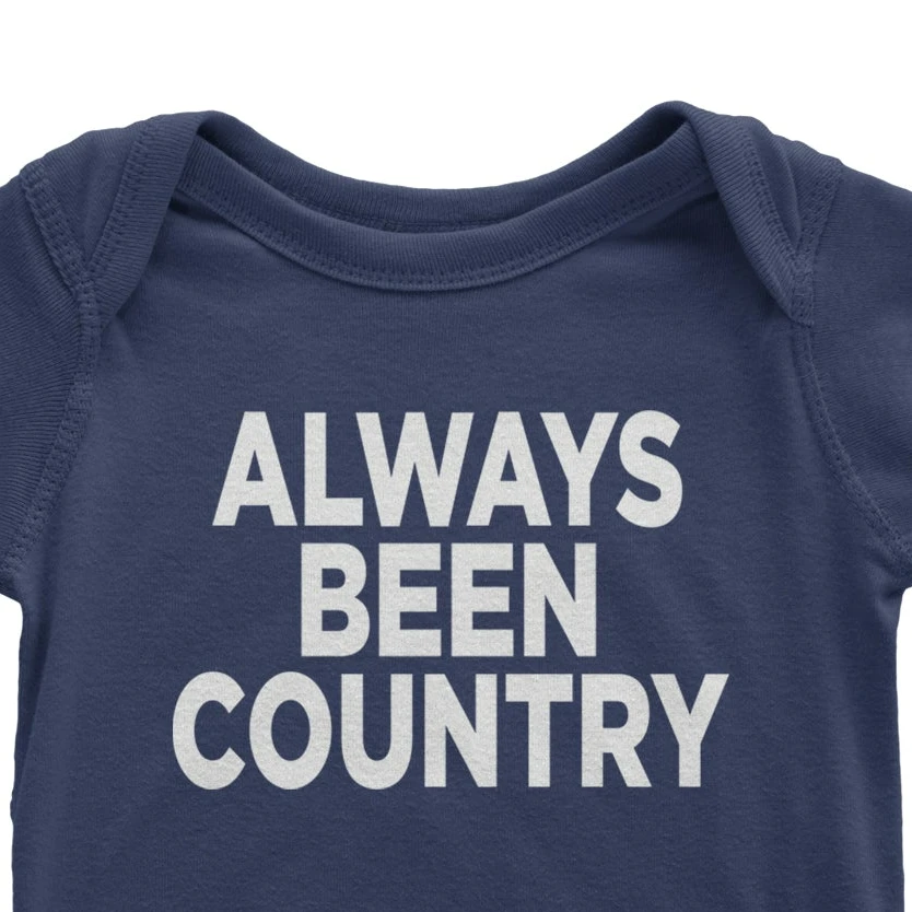 Expression Tees Always Been Country Music Infant Bodysuit & Toddler T-Shirt