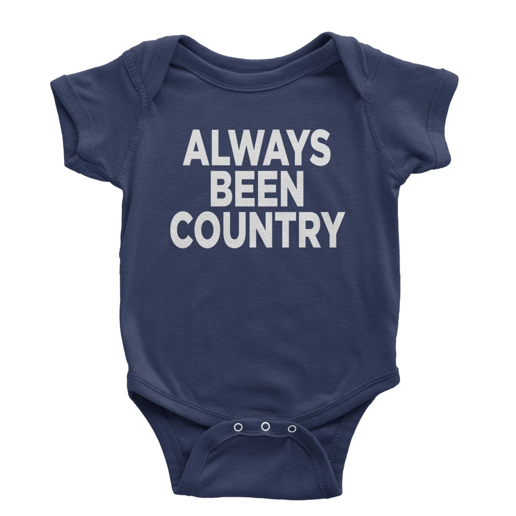 Expression Tees Always Been Country Music Infant Bodysuit & Toddler T-Shirt