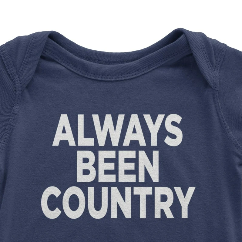 Expression Tees Always Been Country Music Infant Bodysuit & Toddler T-Shirt