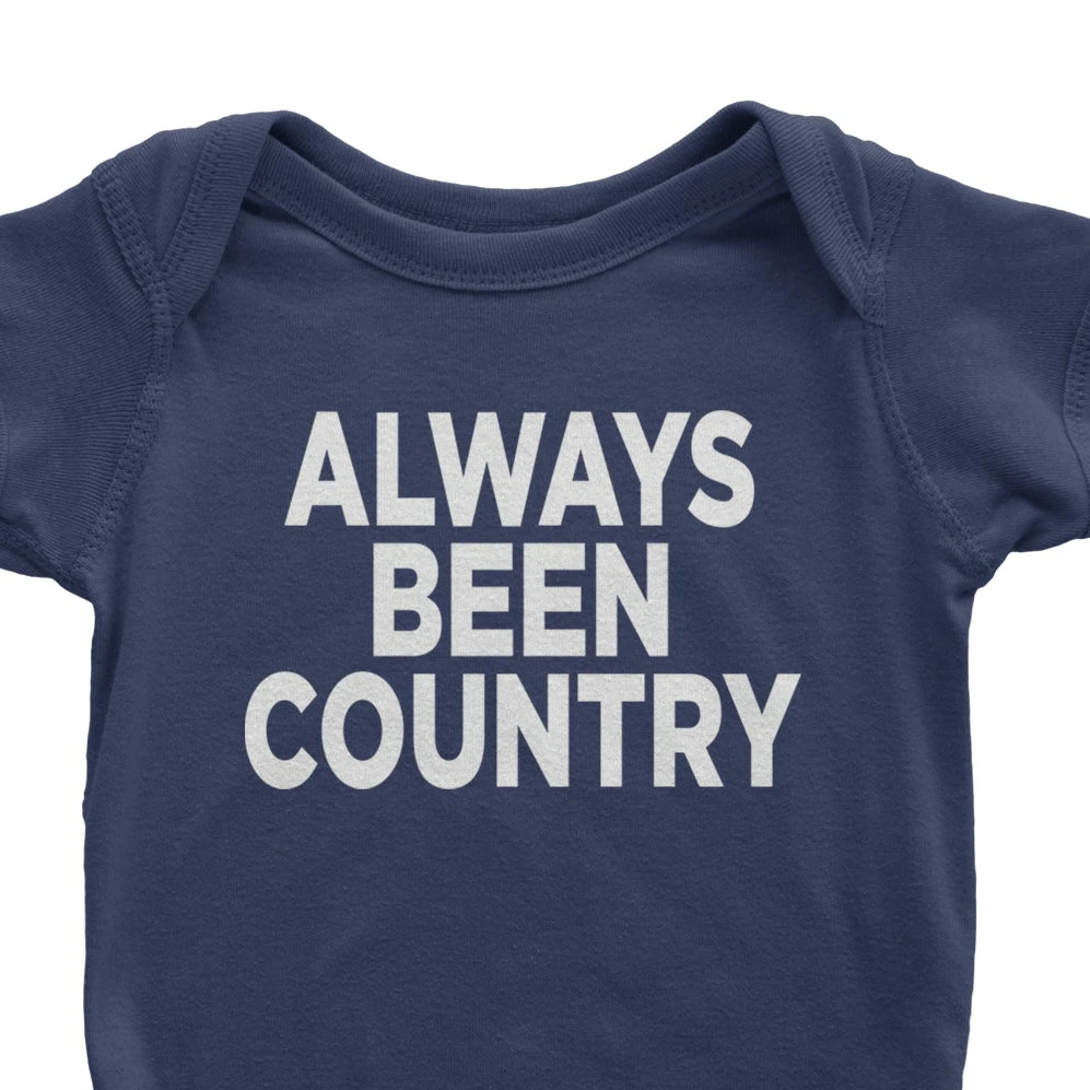 Expression Tees Always Been Country Music Infant Bodysuit & Toddler T-Shirt