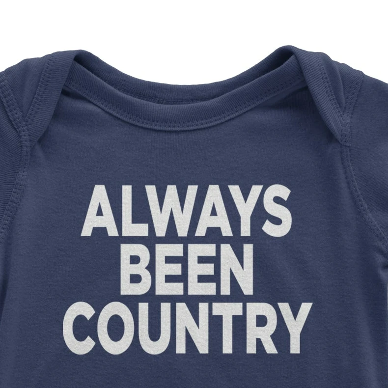 Expression Tees Always Been Country Music Infant Bodysuit & Toddler T-Shirt