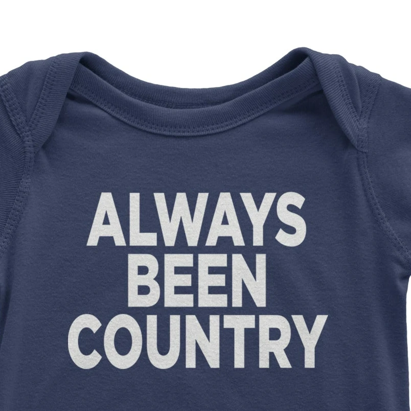 Expression Tees Always Been Country Music Infant Bodysuit & Toddler T-Shirt