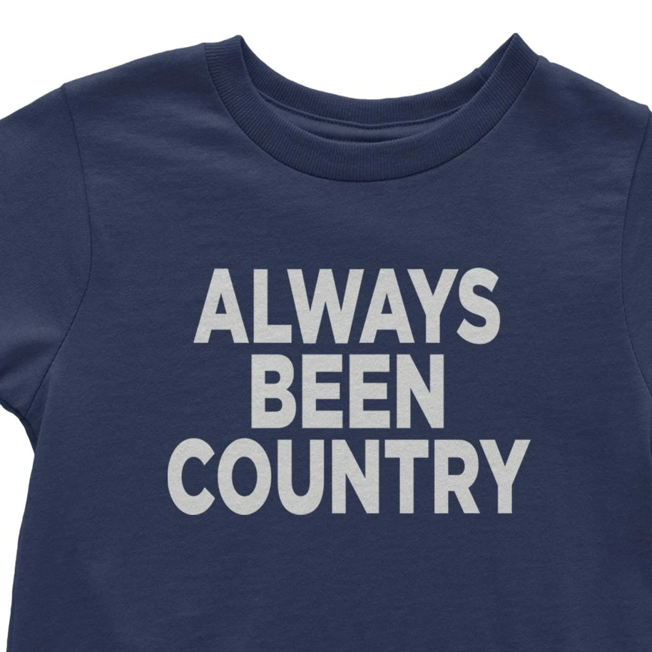 Expression Tees Always Been Country Music Infant Bodysuit & Toddler T-Shirt