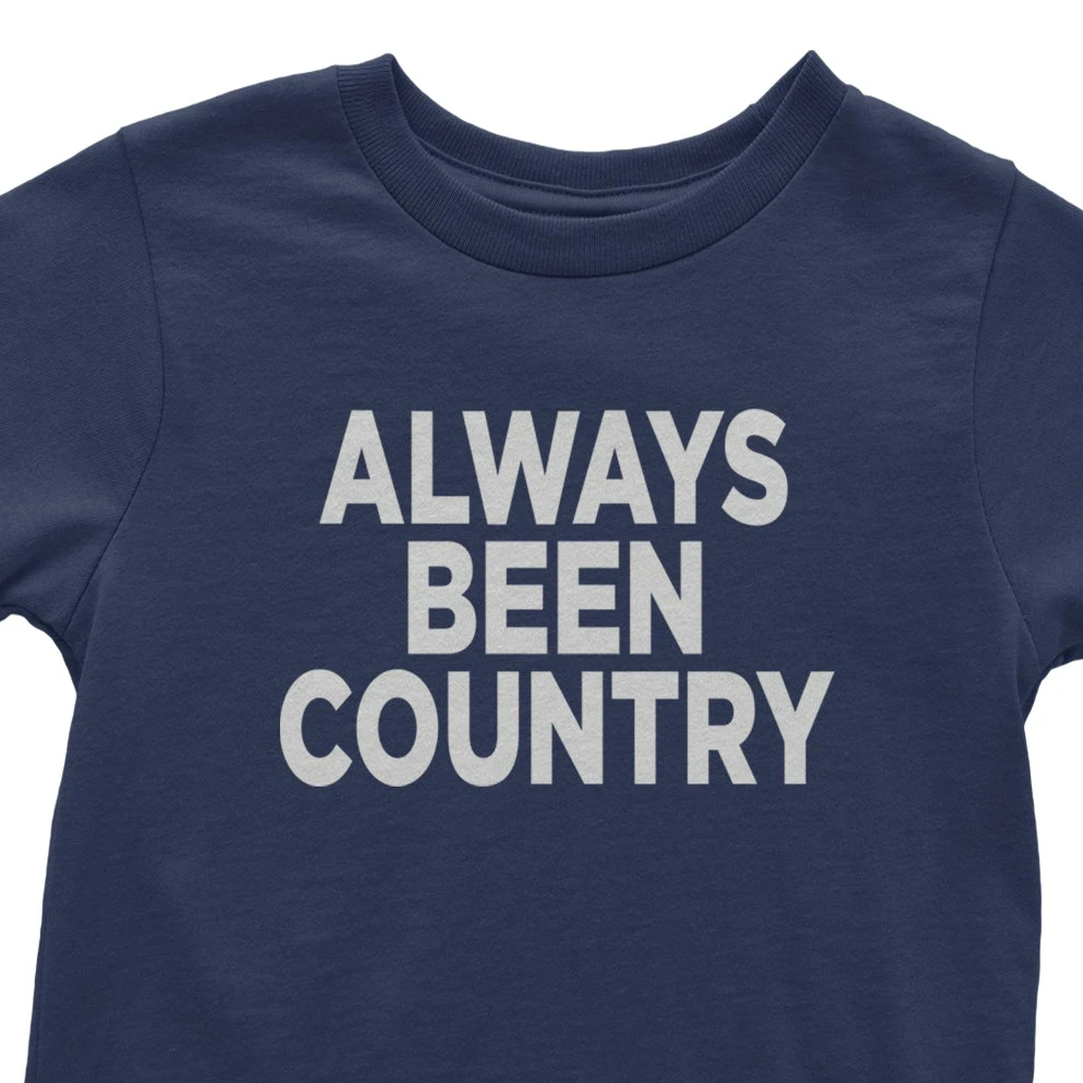 Expression Tees Always Been Country Music Infant Bodysuit & Toddler T-Shirt