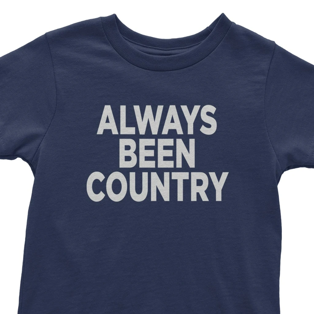 Expression Tees Always Been Country Music Infant Bodysuit & Toddler T-Shirt