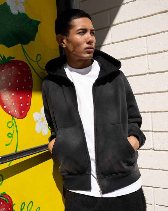 EPTM Sun Faded Cropped Zip Up Hoodie 2XL | Flip App