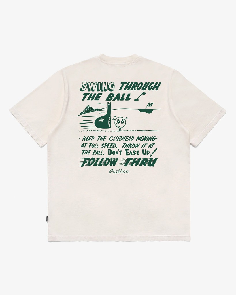 【MALBON GOLF】[GOLF TIPS] Foolow Through SS Pocket T-Shirt Genuine Malbon Golf [GOLF TIPS] Follow Through SS Pocket T