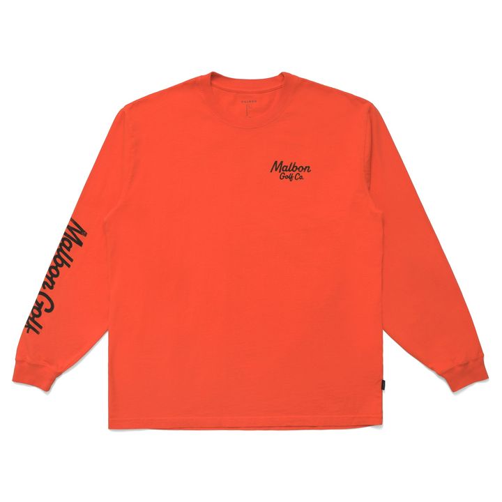 【MALBON GOLF】 Eagle long sleeve round t-shirt ■MAN/追跡付 Malbon Golf Eagle Long Sleeve Tee in Black | REVOLVE