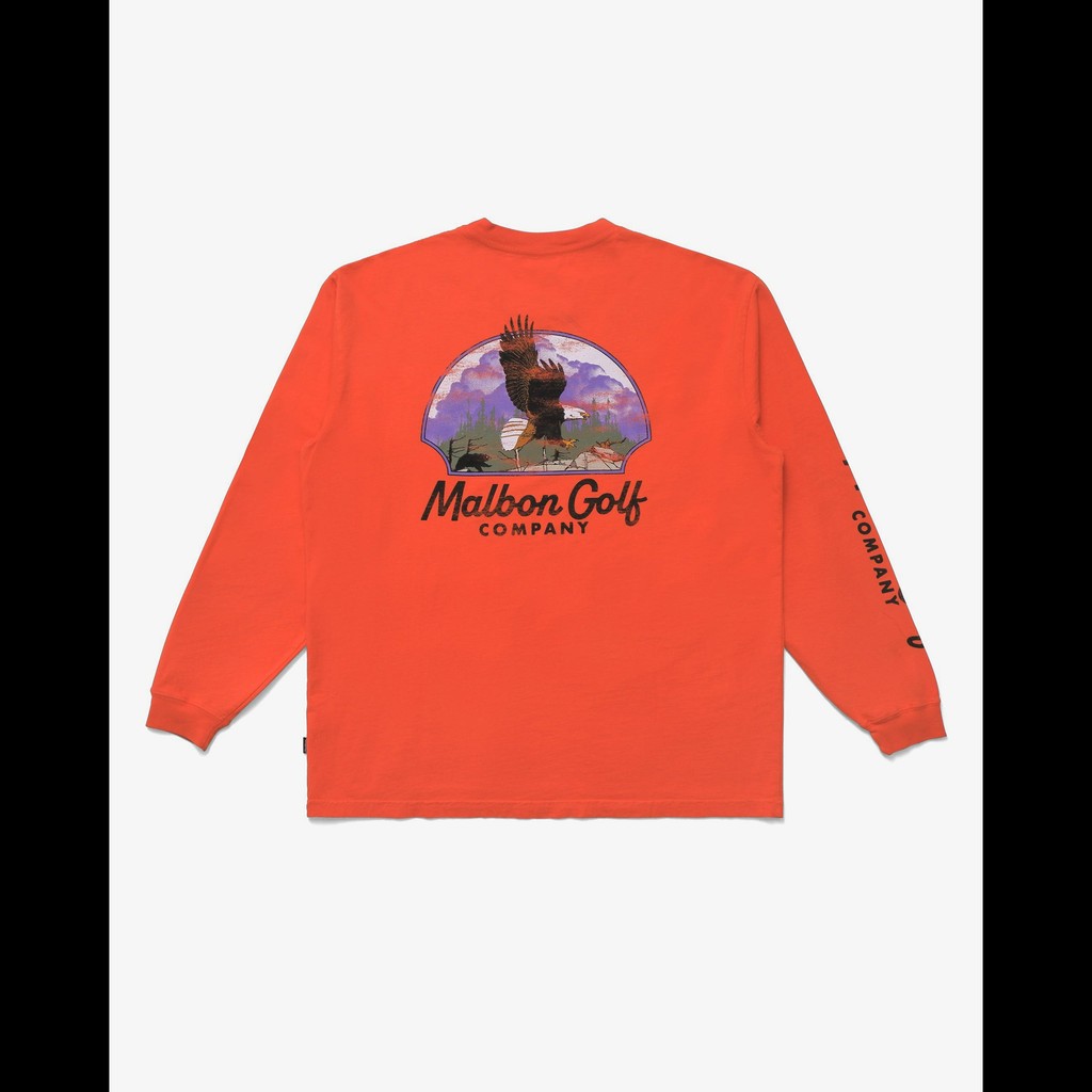 ★24SS 入手困難★MALBON GOLF & CYCLE RIDE IN LS TEE Malbon Golf Golf & Cycle Ride In Men's Long Sleeve T-Shirt