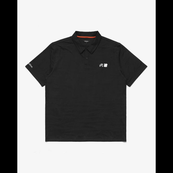 Tシャツ・カットソー Malbon Golf MALBON X UNDEFEATED PERFORMANCE POLO T-SHIRT BLA Malbon Golf Malbon X Undefeated Performance Polo L | Flip App