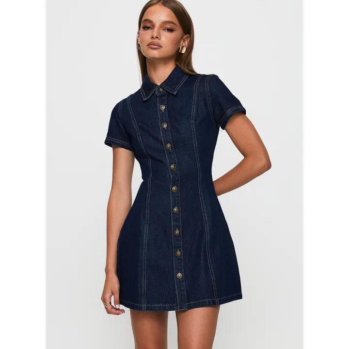 Princess Polly Perception Denim Mini Dress