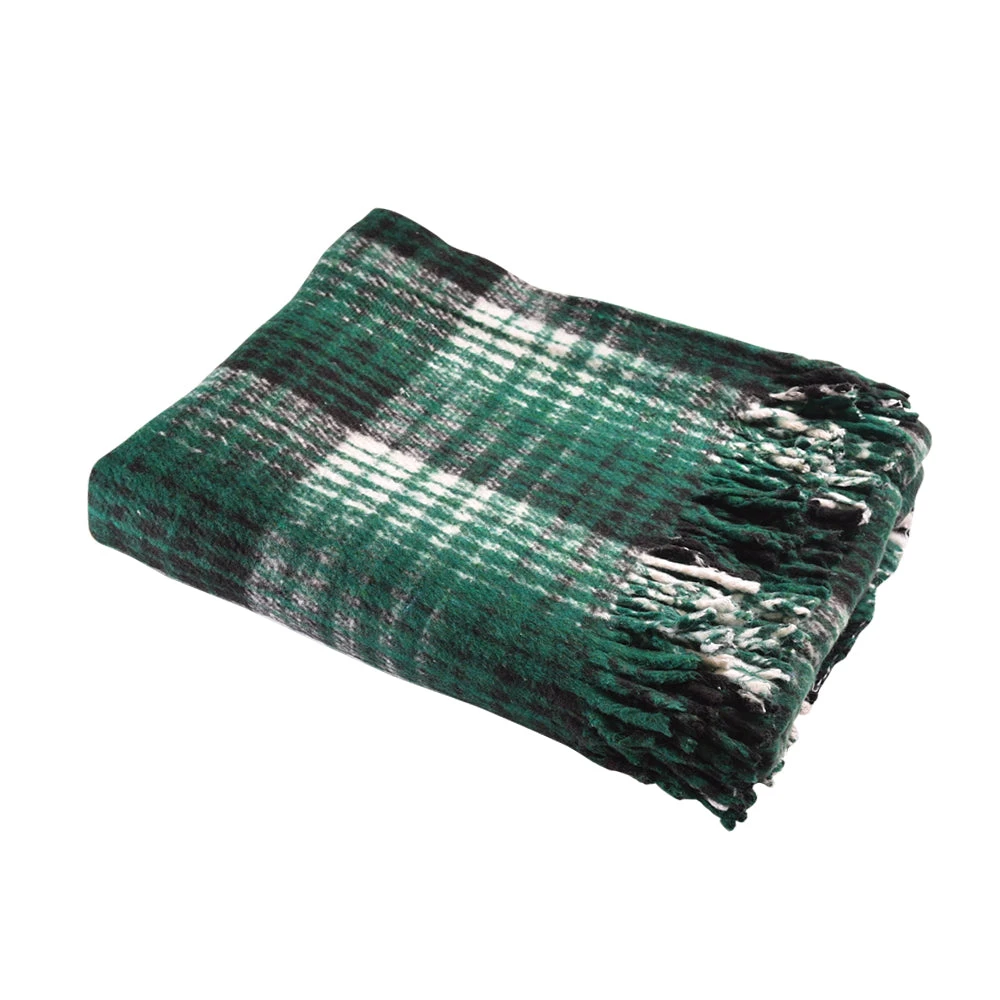 Yoga Design Lab Recycled Plaid Yoga Blanket