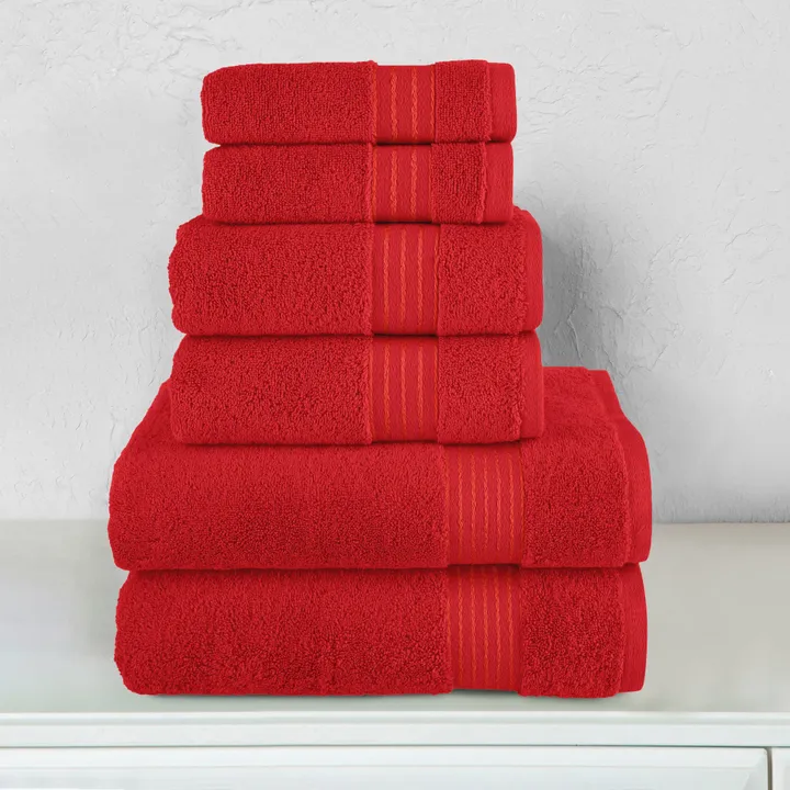Elegant Comfort Embroidery Towel Set