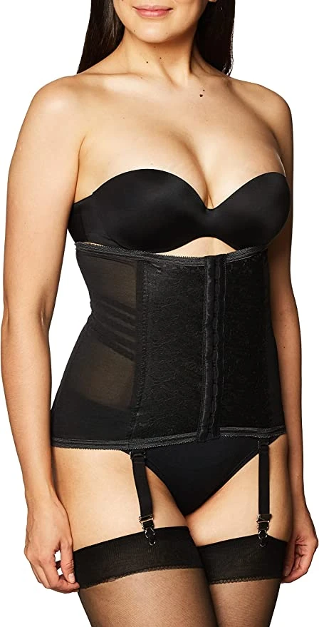 Rago Shapewear Style 21 | Waist Trainer / Girdle with Garters Firm Shaping