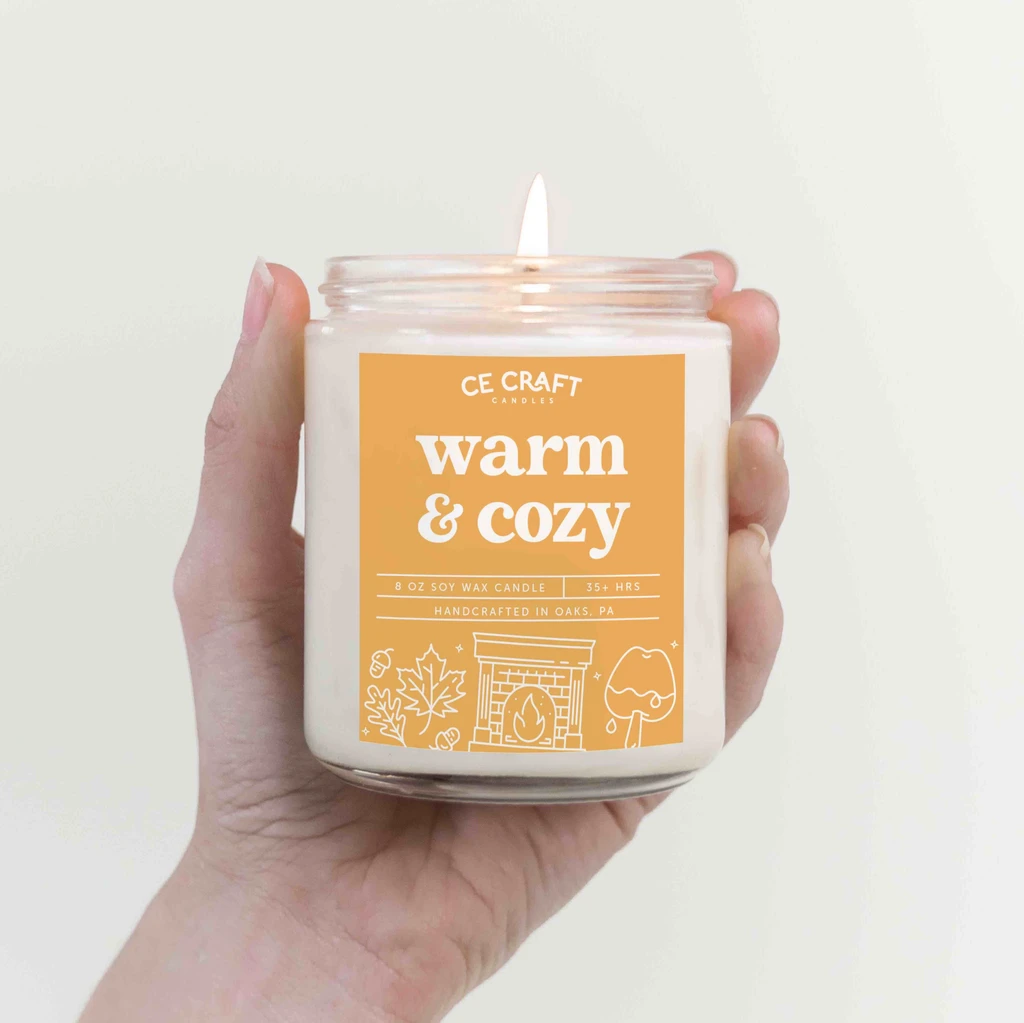 CE Craft Company Warm And Cozy Scented Candle