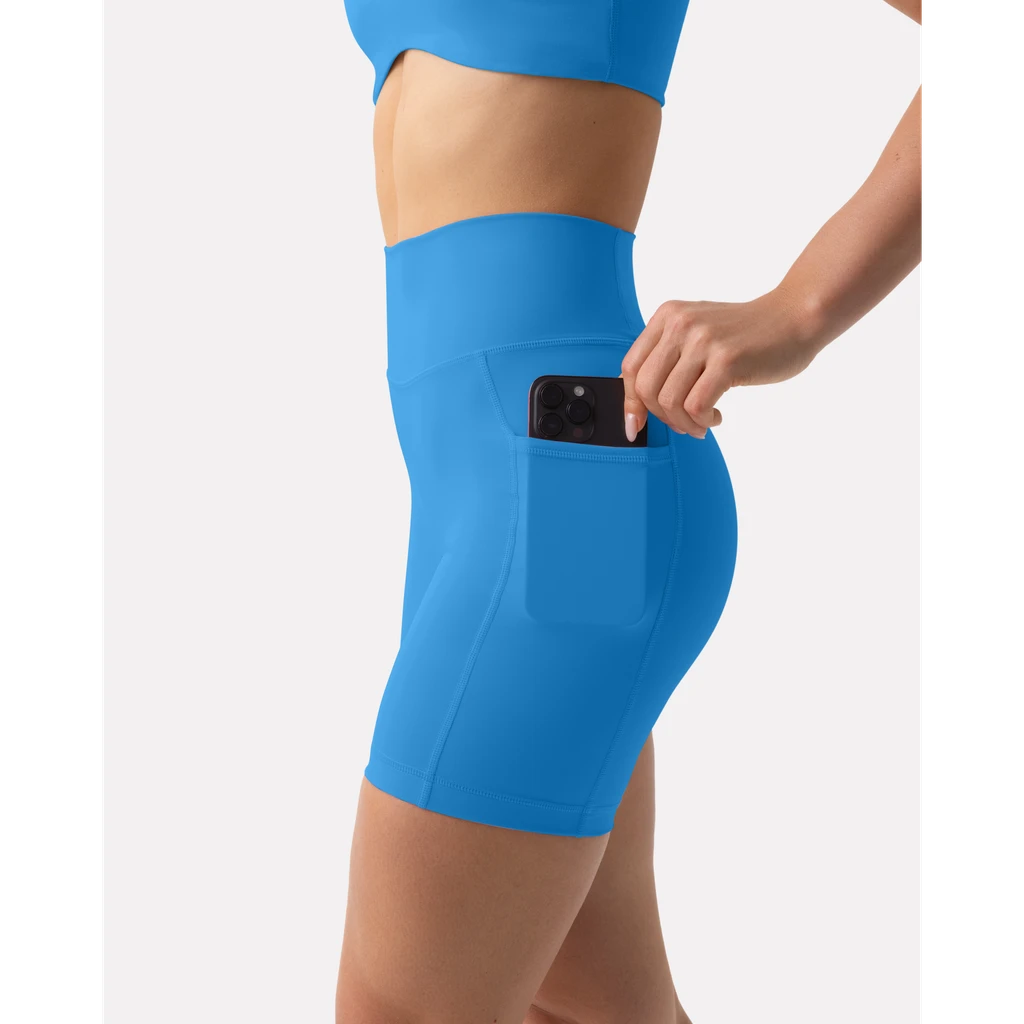 Pavoi High-Waisted Butt Lifting 6" Biker Shorts With Pockets