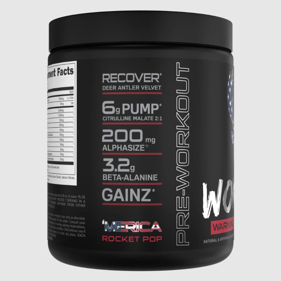 Bucked Up Woke AF - High Stimulant Pre-Workout
