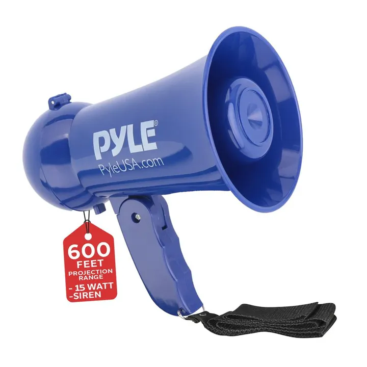Pyle Record Megaphone With Built-In Microphon