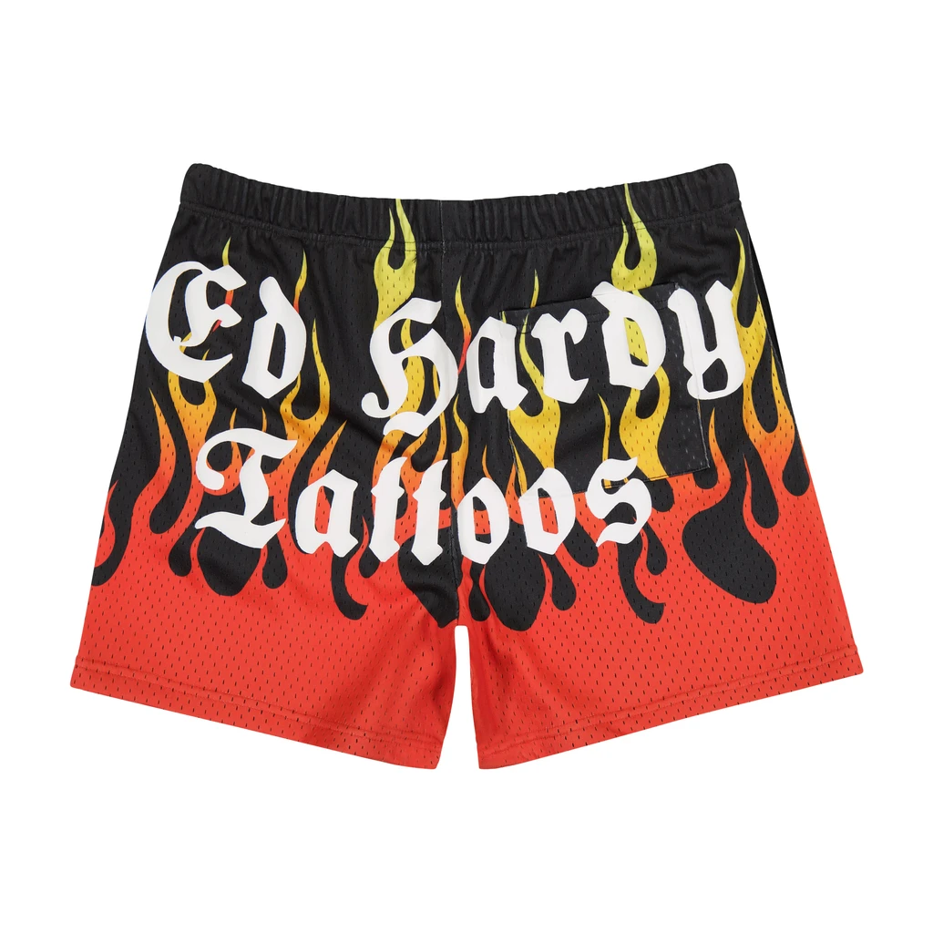 Ed Hardy Fire LKS Skull Mens Short