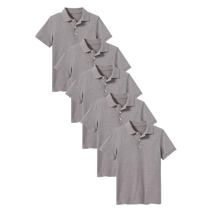 Galaxy by Harvic 5-Pack Boy's Polo Tshirt