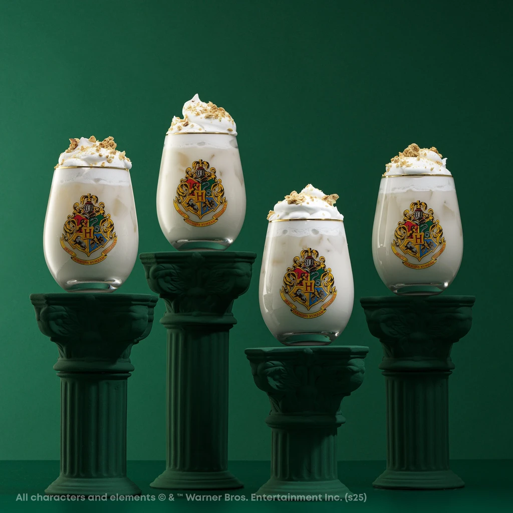 JoyJolt Harry Potter Hogwarts Heritage Stemless Drinking Glasses