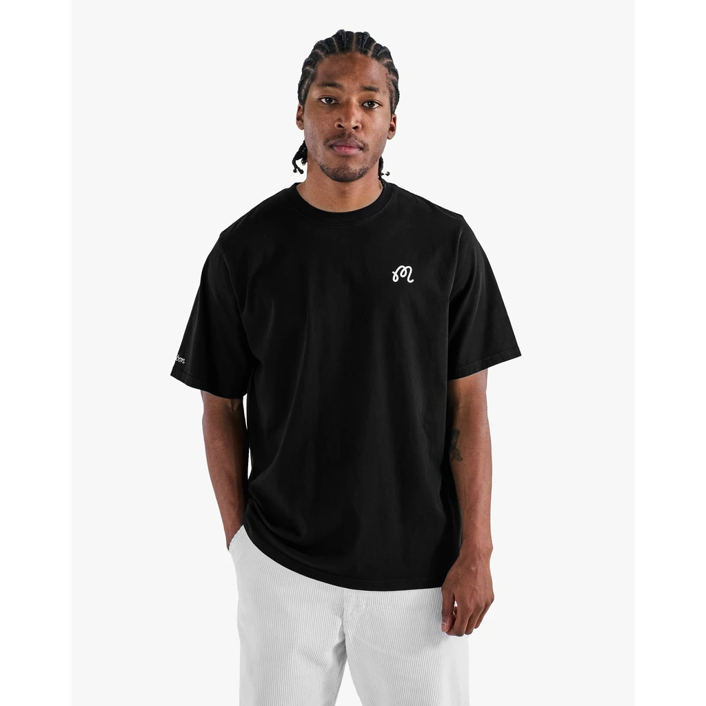 Tシャツ・カットソー Malbon Golf LE CLUB DUBLOCK T-SHIRT BLACK MAN M5221PTS46BLK Malbon X Ghostface Killah Iron Buckets Short Sleeve Pocket