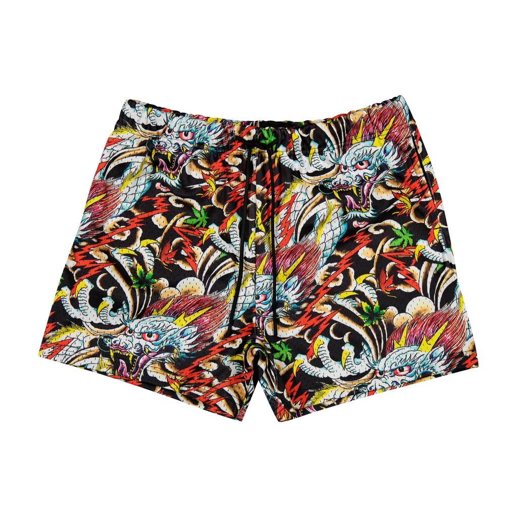 Ed Hardy Dragon Mens Mesh Short