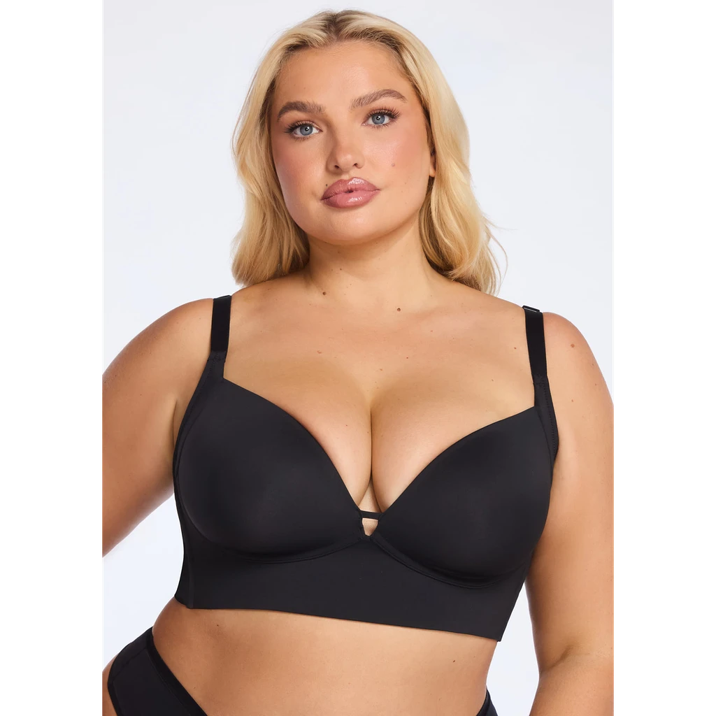 she's Waisted 360Support Wireless Plunge Bra