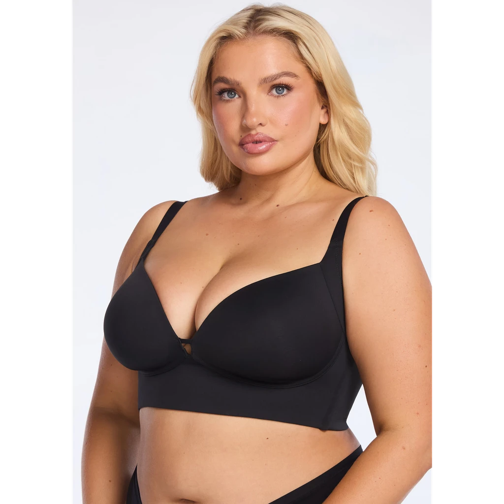 she's Waisted 360Support Wireless Plunge Bra