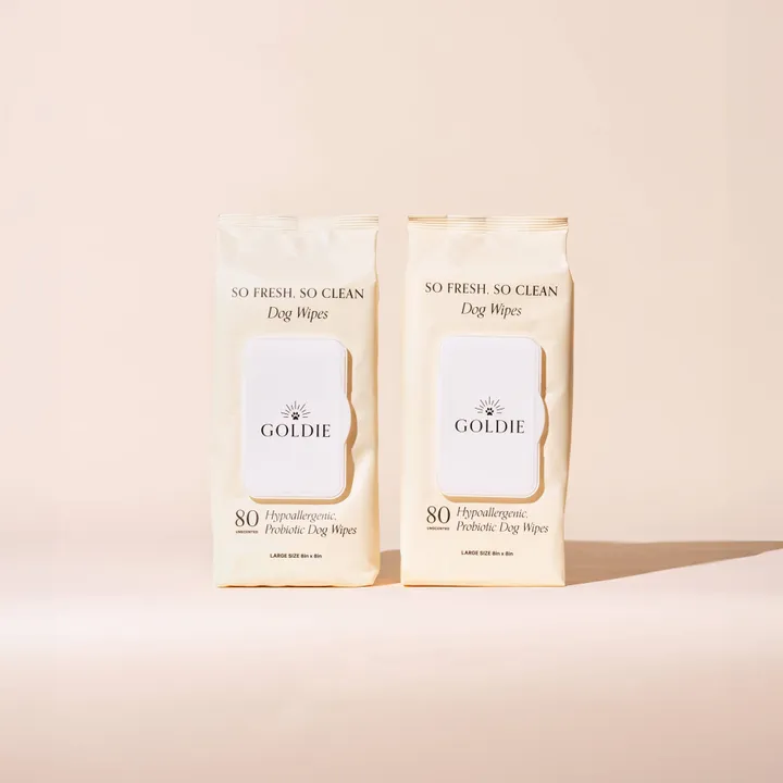 Goldie So Fresh, So Clean Probiotic Dog Wipes