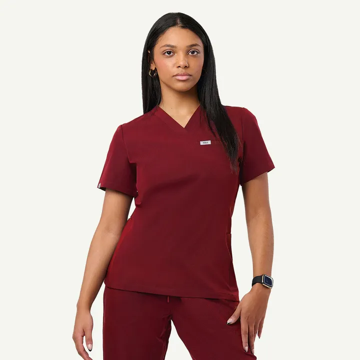 Peelzscrubs Natalie 4-Pocket V-Neck Scrub Top