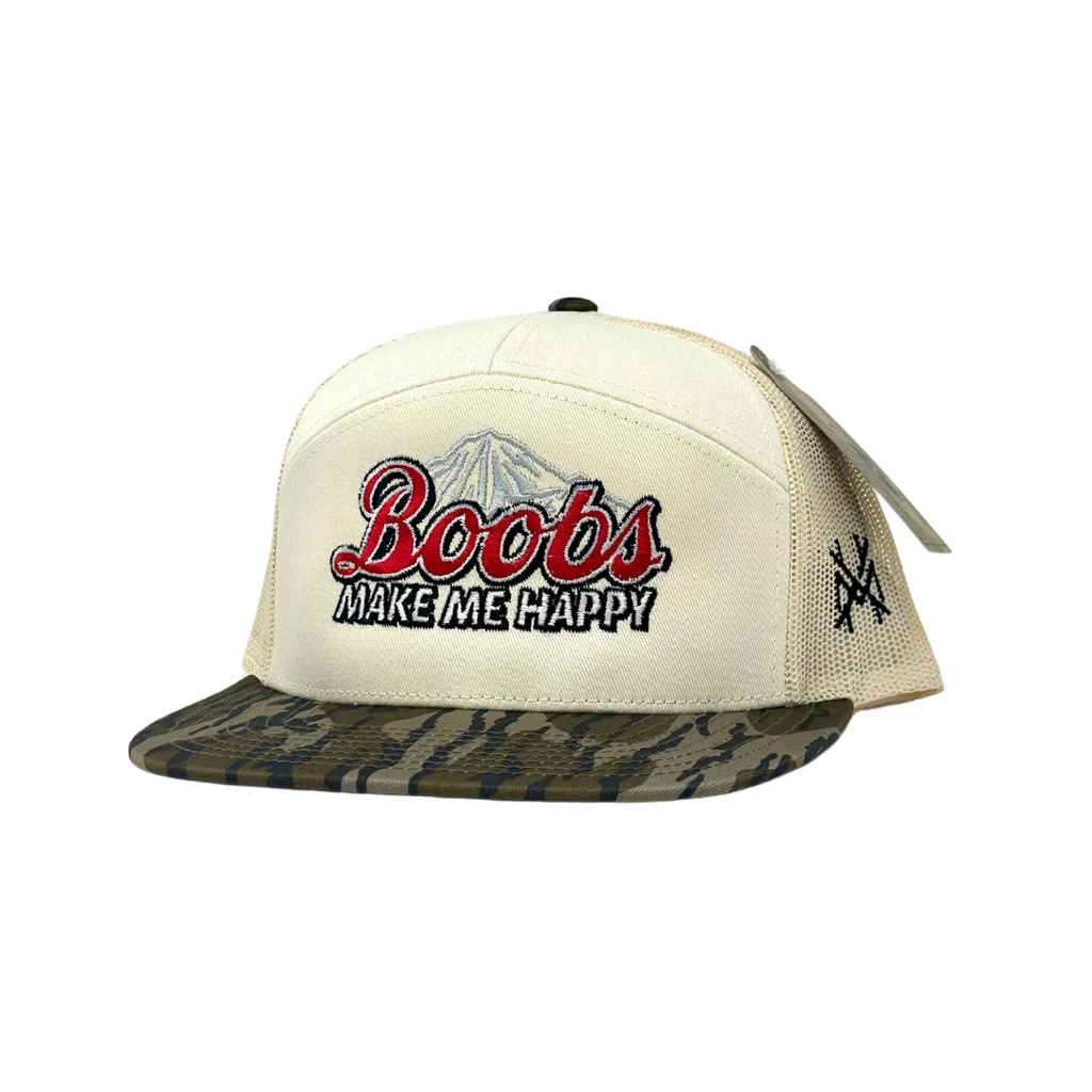 The Mad Hatter Company Boobs Make Me Happy Trucker Hat