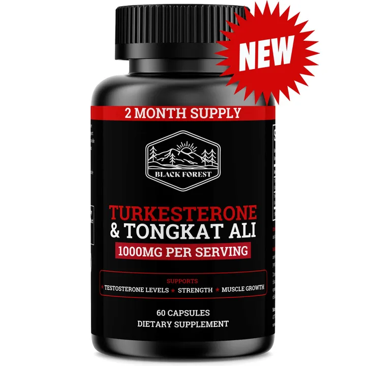 Black Forest Supplements Turkesterone & Tongkat Ali | 1000Mg