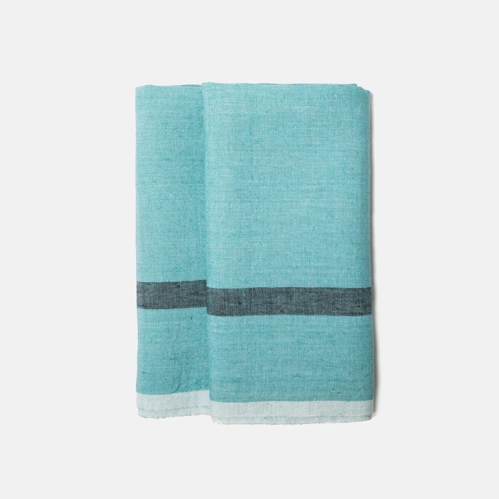 Caravan Home Decor Laundered Linen Towels Set