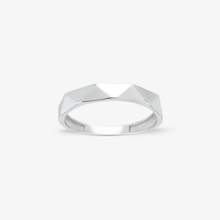 JCarat 14k Solid Gold Spike Ring