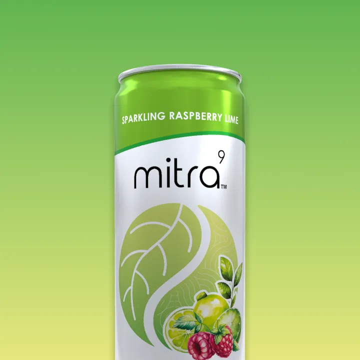 Mitra9 Brands Mitra9 Raspberry Lime Kratom Seltzer - 12 Pack