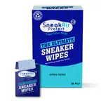 SneakAir Protect Sneaker Wipes – Dual-Textured Shoe Cleaning Wipes (30 Pack)